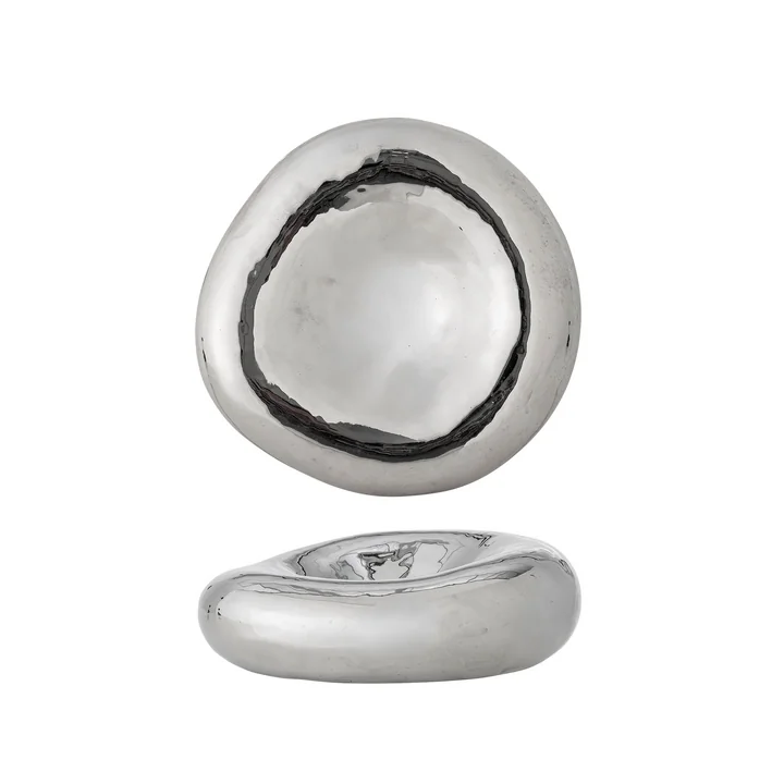 Bloomingville - Shine coupe, Ø 18 x 6 cm, argenté