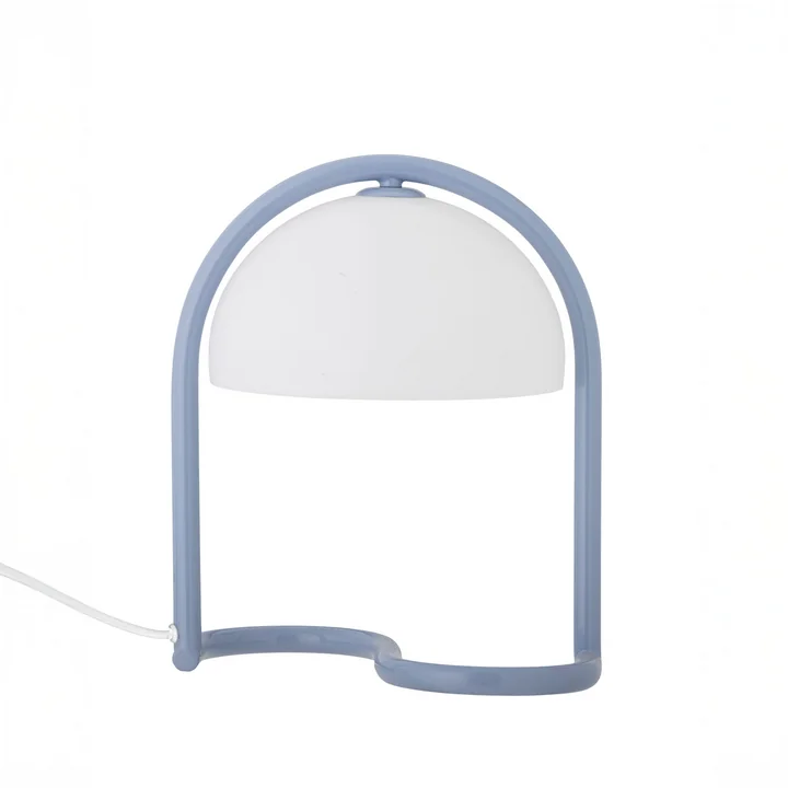 Bloomingville - Favour lampe de table, Ø 24,5 x 29,5 cm, bleu