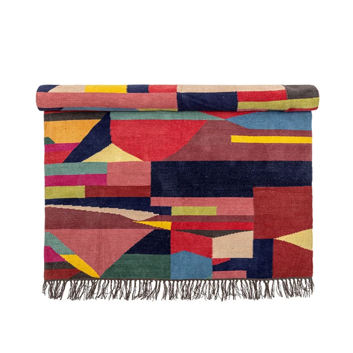 Bloomingville - Tapis Loggia, 140 x 200 cm, multicolore