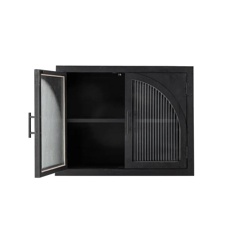 Bloomingville - Cabinet Lario, 62 x 49 x 23 cm, noir