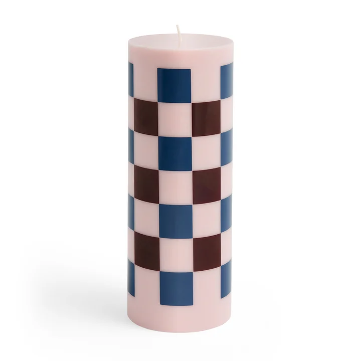 HAY - Column Bougie L, light pink / bordeaux / dark blue