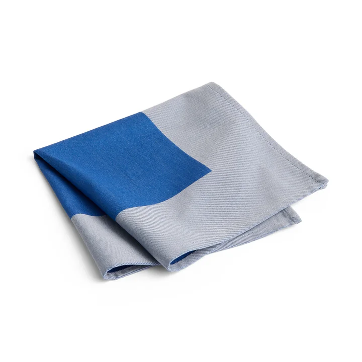 HAY - Ram Serviette de table, 40 x 40 cm, bleu