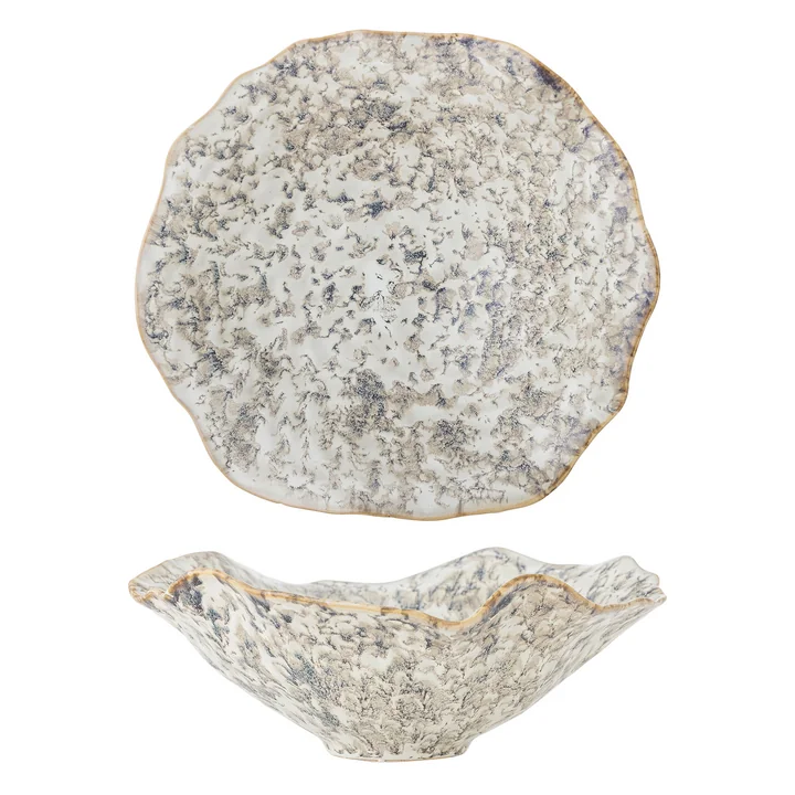 Bloomingville - Lennon Coupe, Ø 27 x 9,5 cm, gris