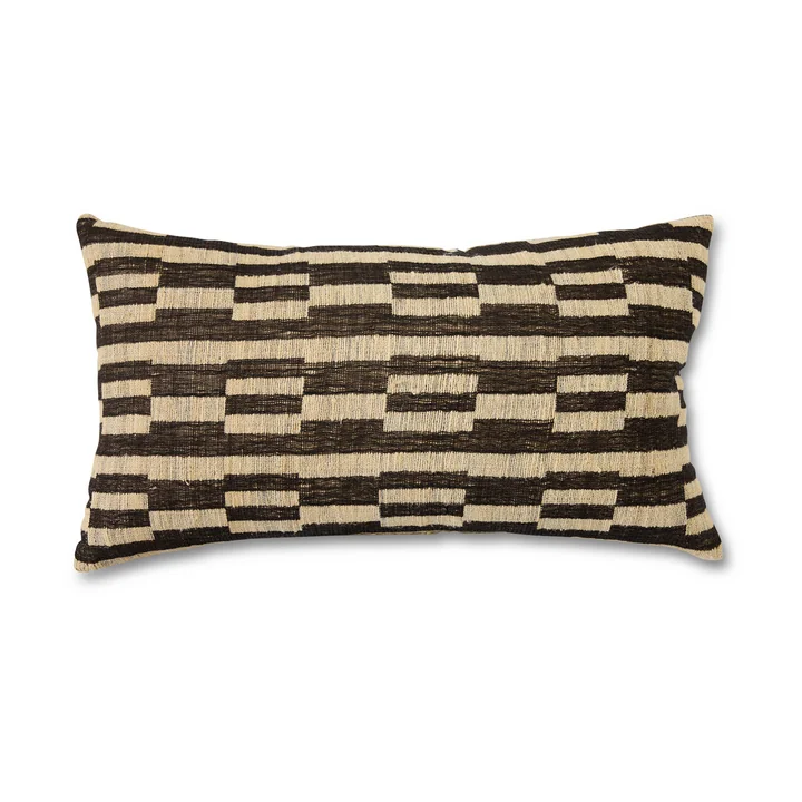 HKliving - Natural Coussin, 70 x 40 cm, monochrome