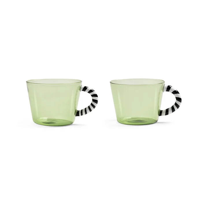 & klevering - Tasse Duet, 0,3 L, vert (set de 2)