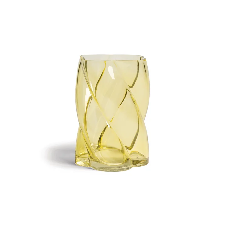 & klevering - Marshmallow Vase 19,5 x Ø 13,4 cm, jaune