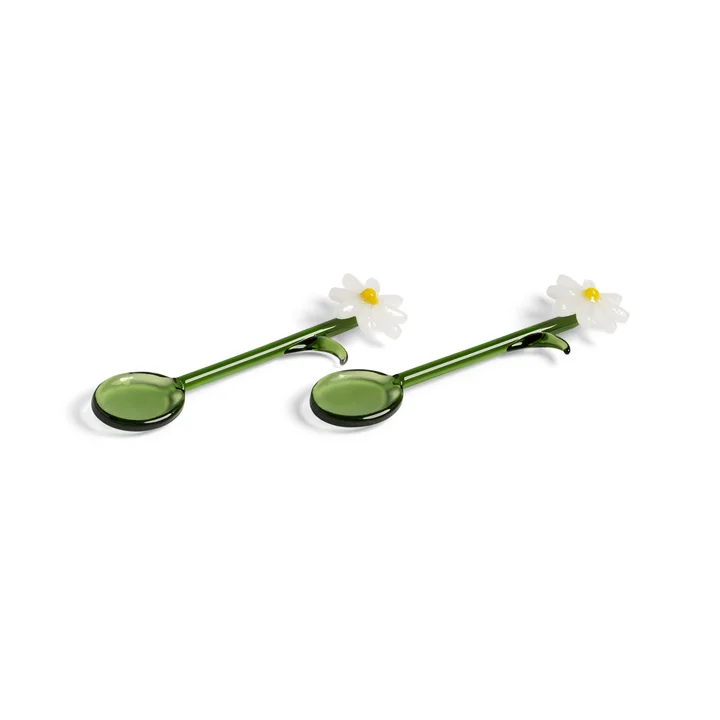 Flora Cuillère, blanc (set de 2) de & klevering