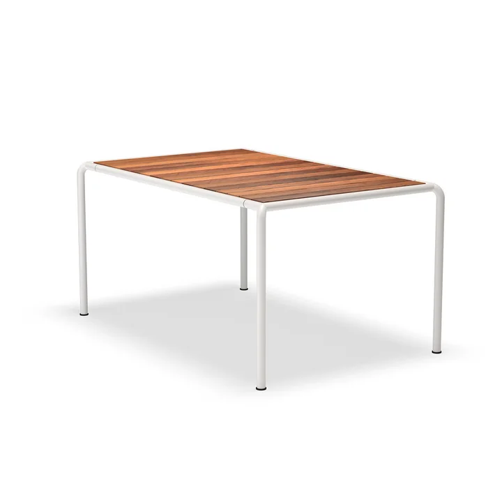 HOUE - Avanti Outdoor Table de salle à manger, 153 x 98 cm, frêne / muted white