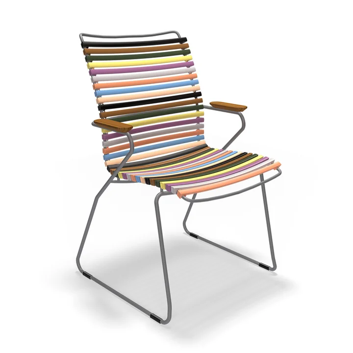 HOUE - CLICK Outdoor Dining fauteuil à haut dossier, multicolore 1
