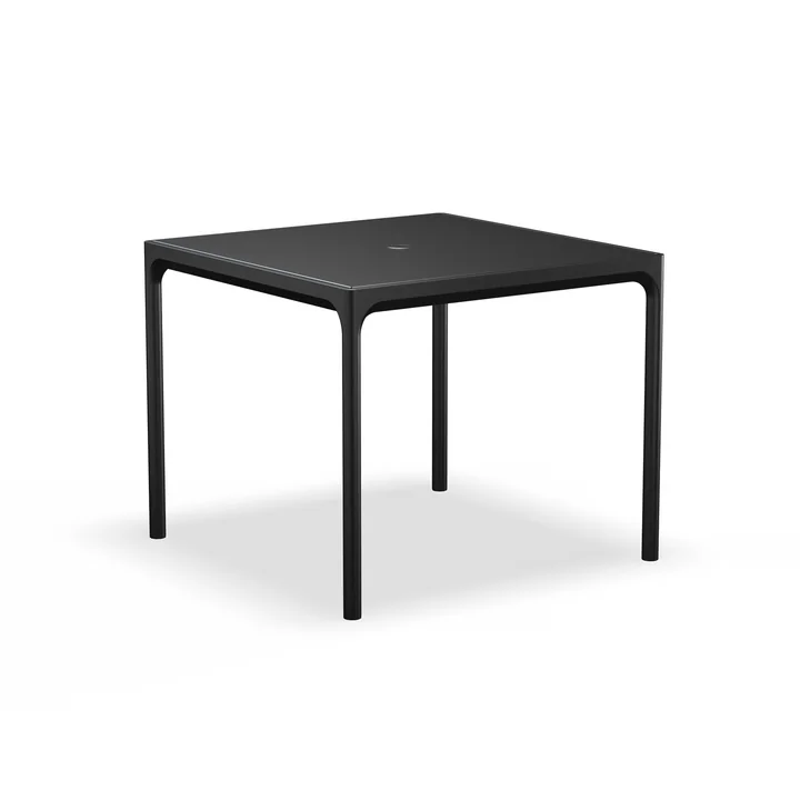 HOUE - Four Table d'extérieur, 90 x 90 cm, noir