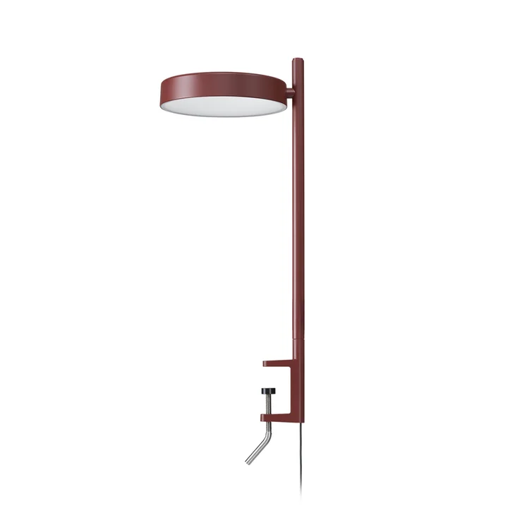 Wästberg - w242 Pastille alu LED lampe à pince c2, rouge oxyde RAL 3009