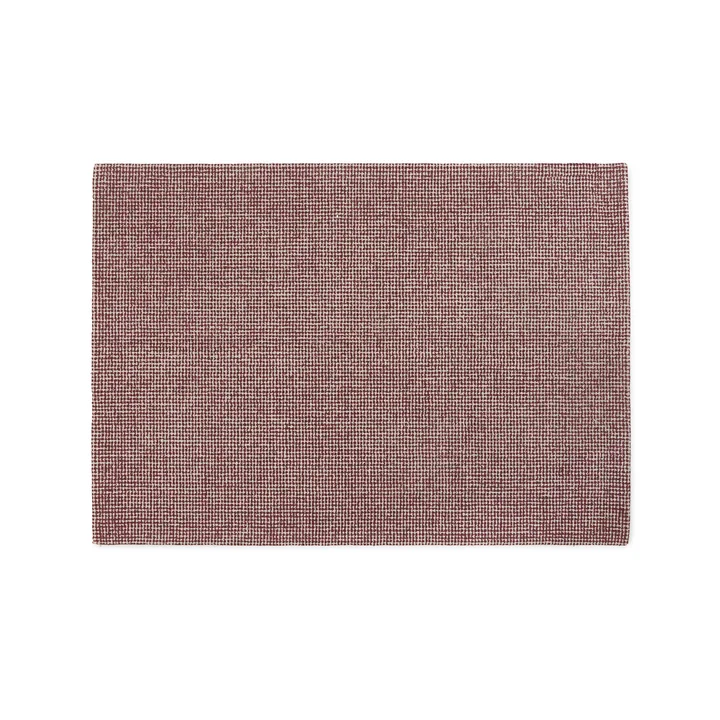 Normann Copenhagen - Tapis Flick 170 x 240 cm, off white / bourgogne