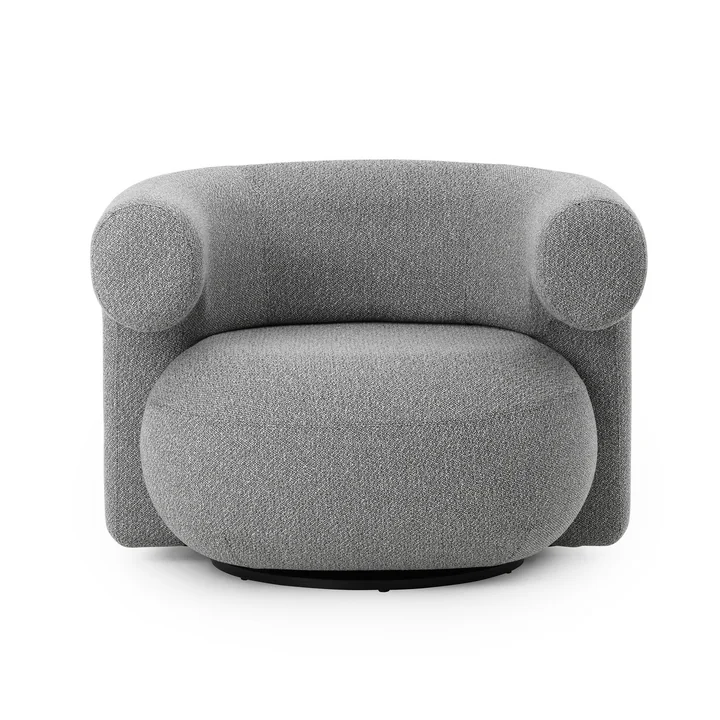 Normann Copenhagen - Burra Outdoor Lounge Chair avec fonction de retournement, whisper (Savane J349)