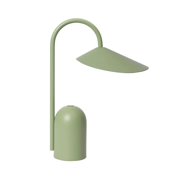 Ferm Living - Arum Lampe de bureau à LED rechargeable, tea green