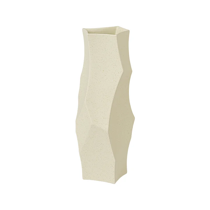Ferm Living - Cueva Vase, H 37 cm, blanc cassé