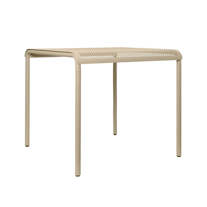 Ferm Living - Dapple Table de jardin, 80 x 80 cm, cachemire