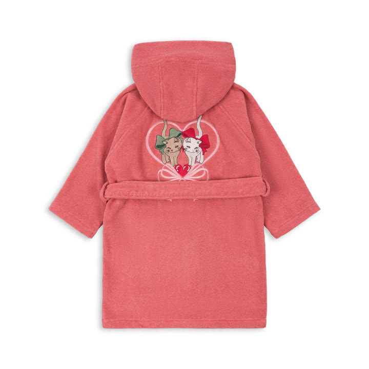 Konges Sløjd - Terry peignoir enfants, flamingo plume