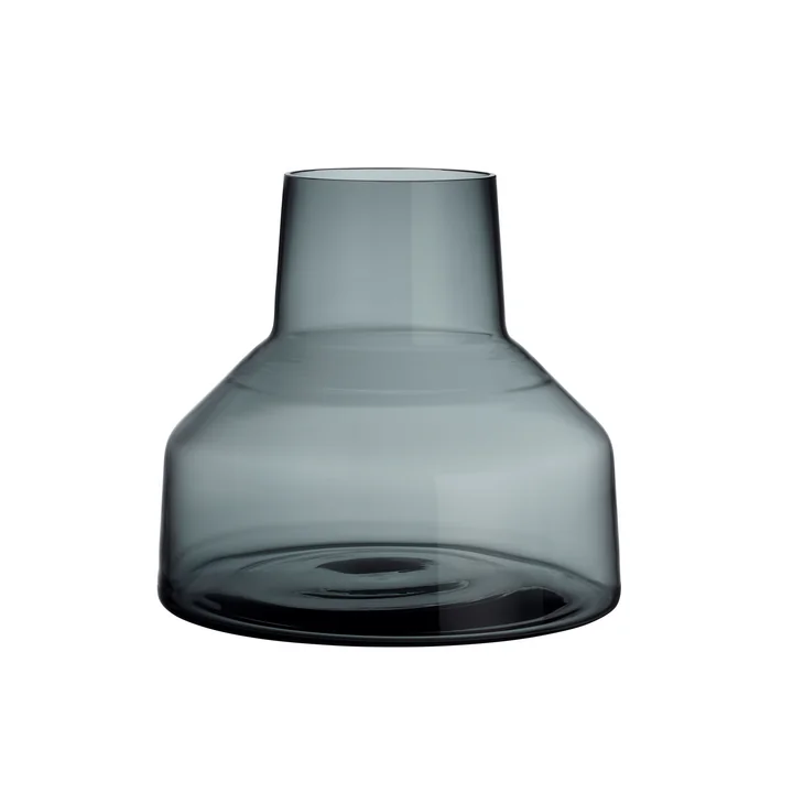 Iittala - Solare Vase low, Ø 220 x 200 mm, gris acier