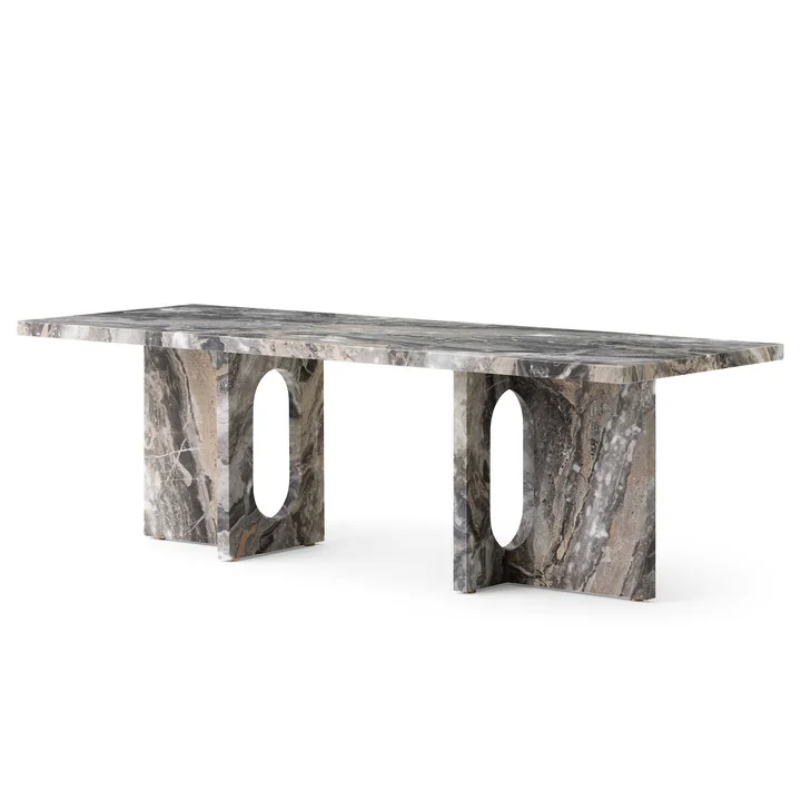 Audo - Androgyne Table basse 120 x 45 cm, Galaxy gris