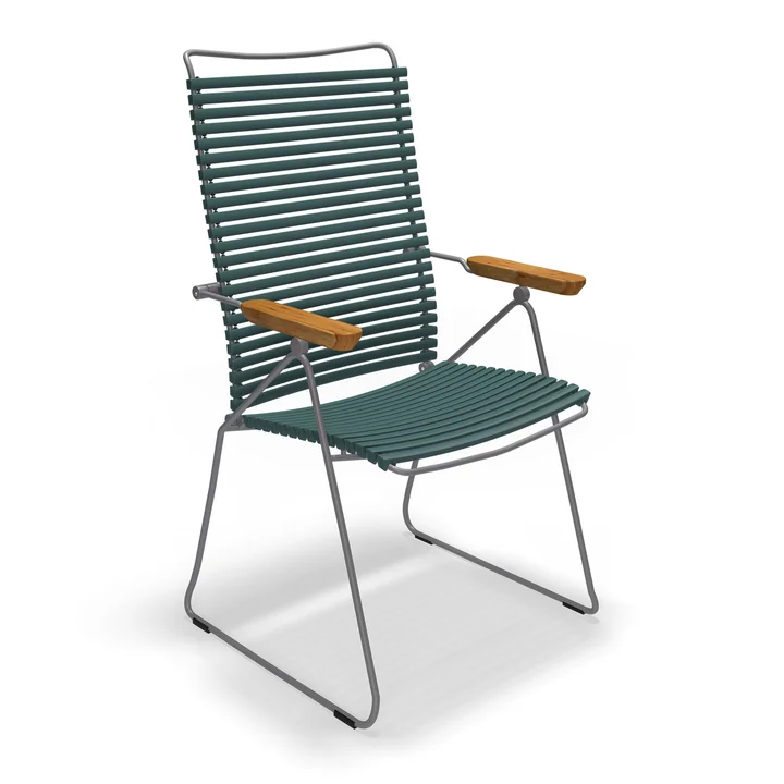 HOUE - CLICK Position Outdoor fauteuil, vert sapin