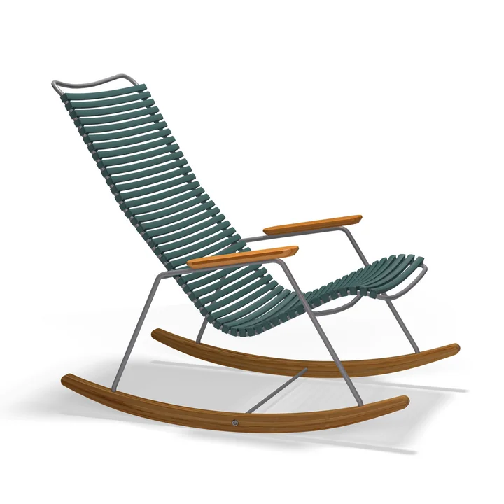 HOUE - CLICK Outdoor Rocking fauteuil à bascule, vert sapin