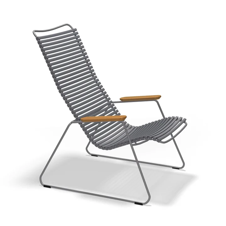 HOUE - CLICK Outdoor Lounge Chair, gris foncé