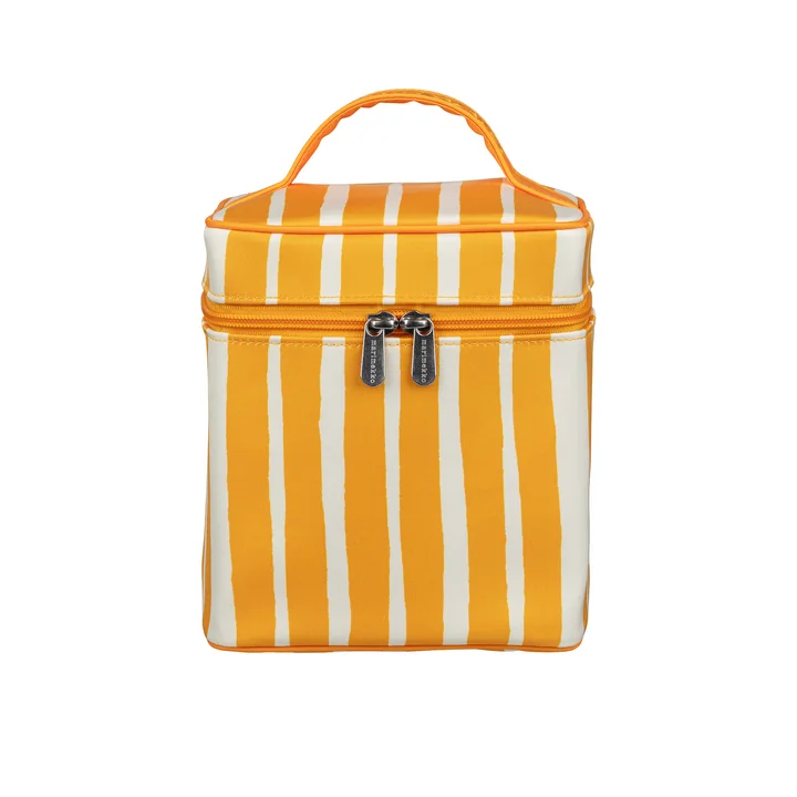Marimekko - Otso Raide trousse de toilette, sahram jaune / cream