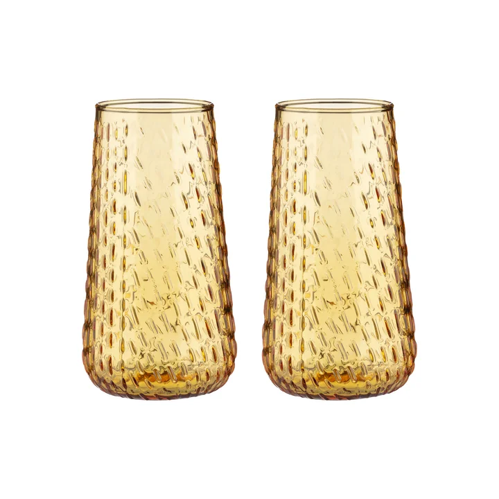 Marimekko - Syksy Verre, long 180 ml, honey (set de 2)