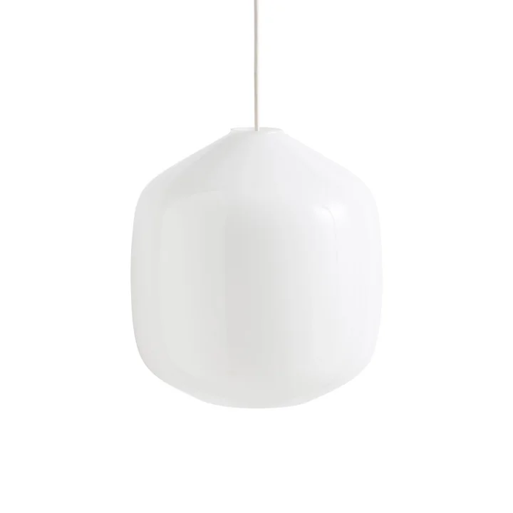 HAY - Buoy Glass suspension, Ø 30 cm, clay white
