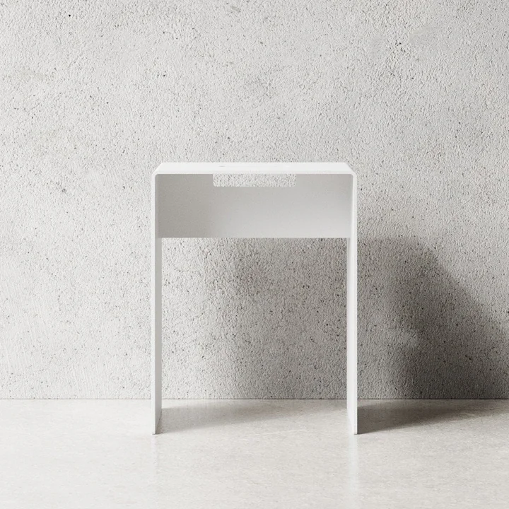 Nichba Design - Tabouret H 45 cm, blanc