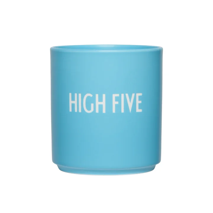 Design Letters - AJ Favourite Tasse en porcelaine, High Five / swim cap blue