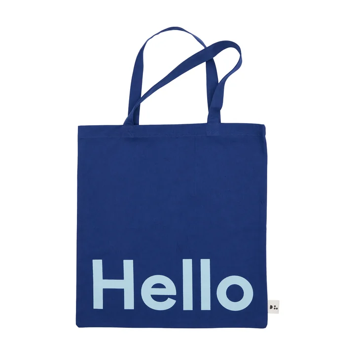 Design Letters - AJ Favourite Sac de transport, Hello / midnight blue