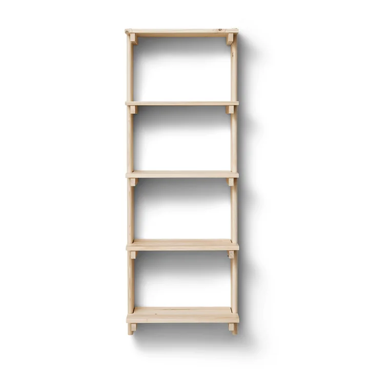 Form & Refine - Beam 5 étagère murale, 60 x 167 cm, pin laqué mat