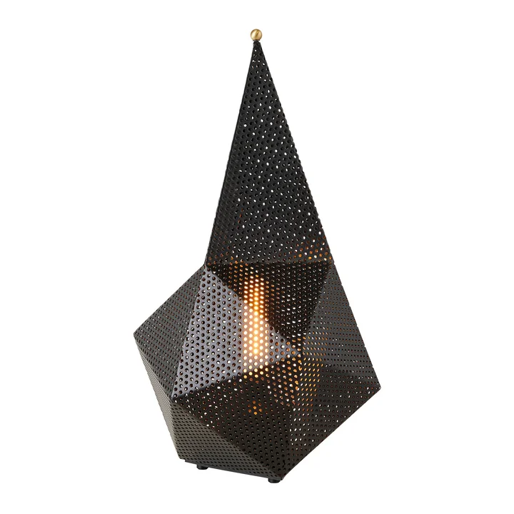 Bagdad Portable accu light, soft black semi matt (EU) de Gubi