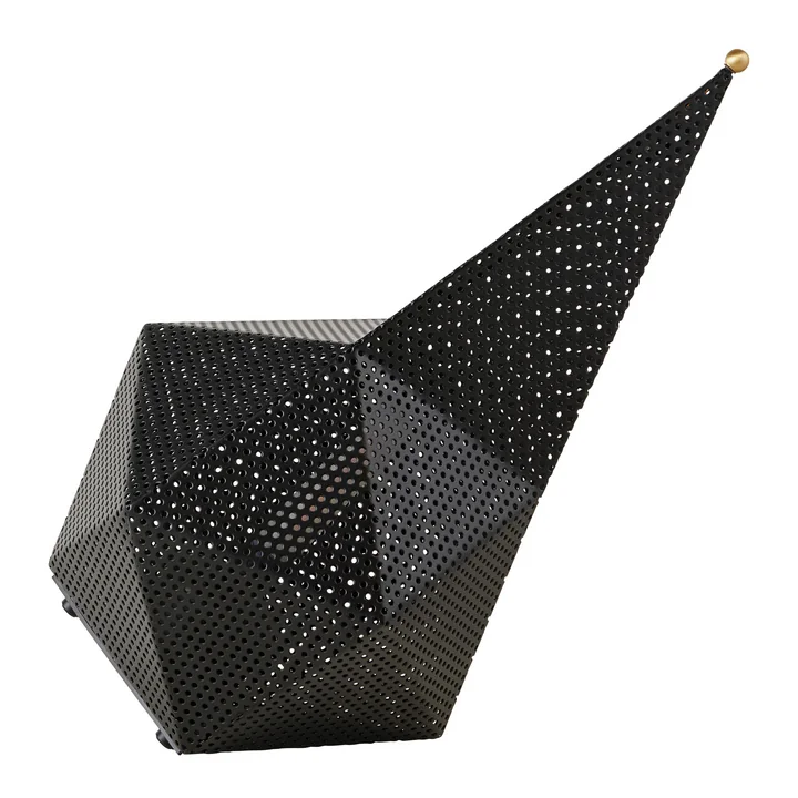 Bagdad Portable accu light, soft black semi matt (EU) de Gubi