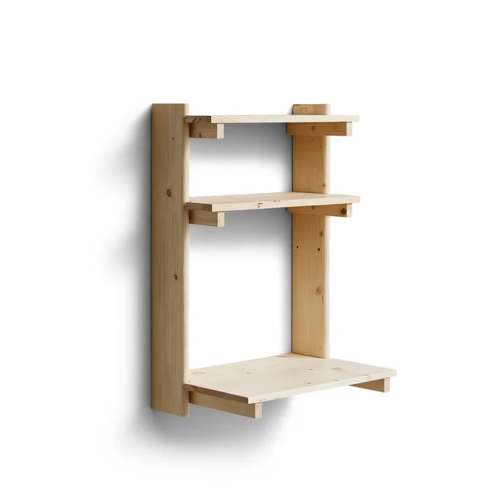 Form & Refine - Beam 3 secrétaire mural, 60 x 167 cm, pin laqué mat