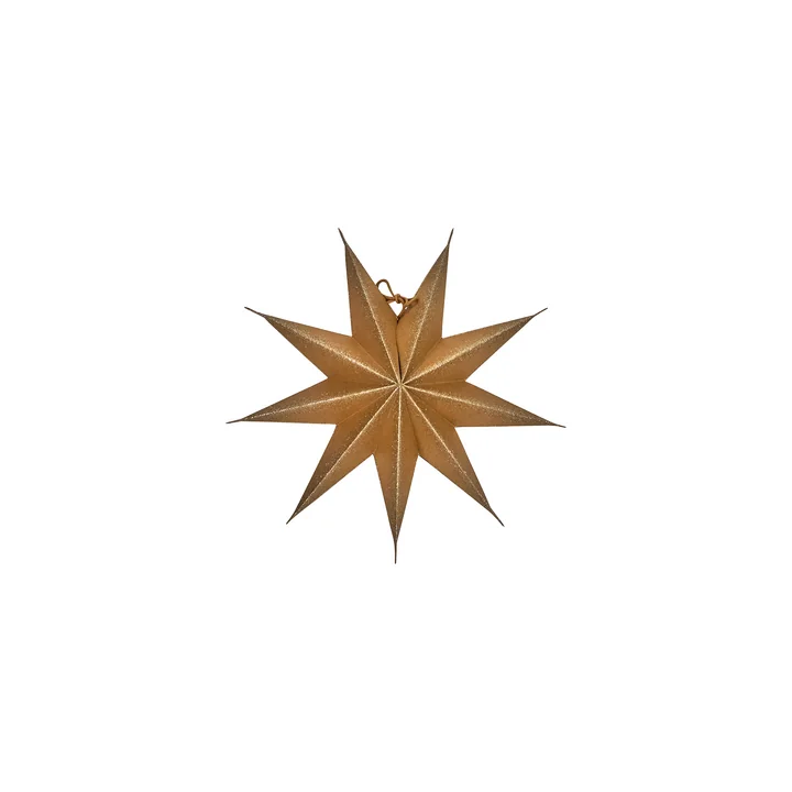 House Doctor - 9 Point Étoile de Noël Ø 30 cm cm, naturel / champagne
