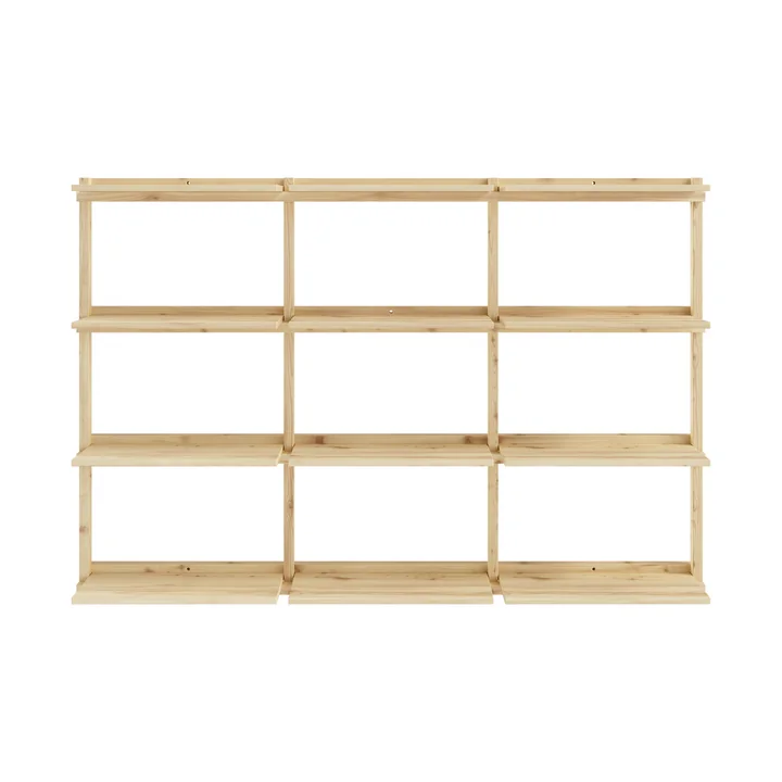 Karup Design - Groove Étagère murale, Big, H 127 x 192 cm, pin naturel