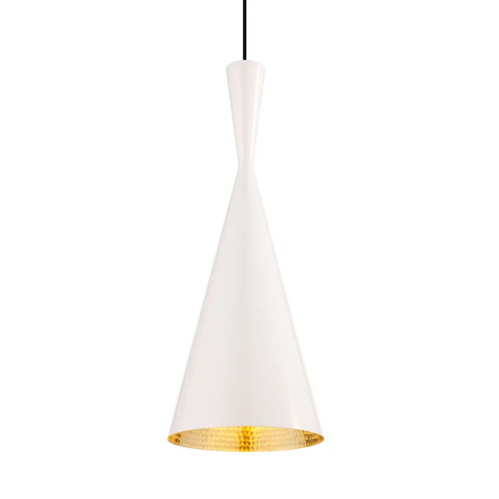 Tom Dixon - Beat Tall LED Suspension, blanc