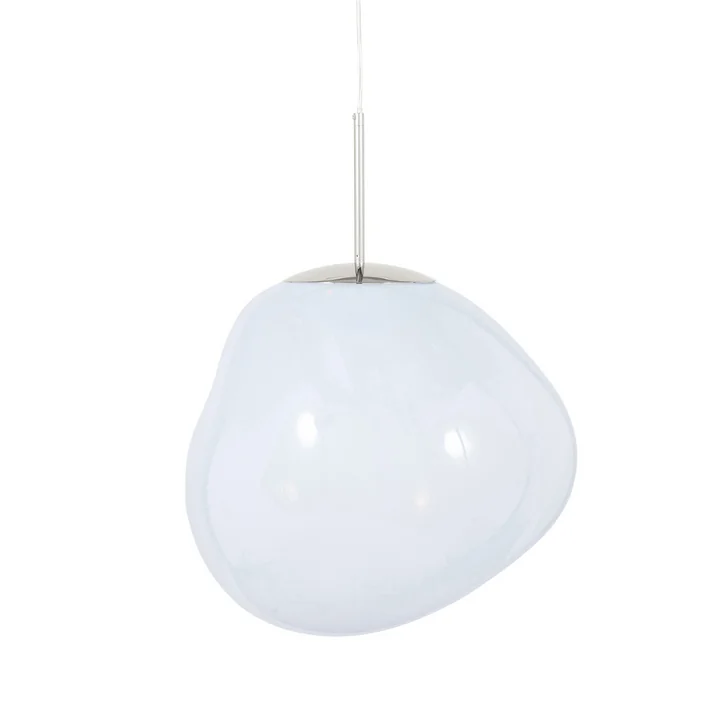 Tom Dixon - Melt Lampe LED suspendue, opale / argentée