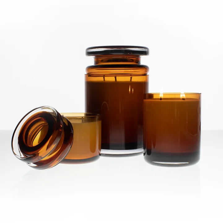 Serax - Bougie parfumée avec couvercle Mystique, ambre