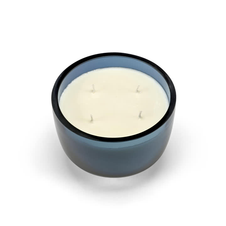 Serax - Bougie parfumée Panarea M, bleu foncé