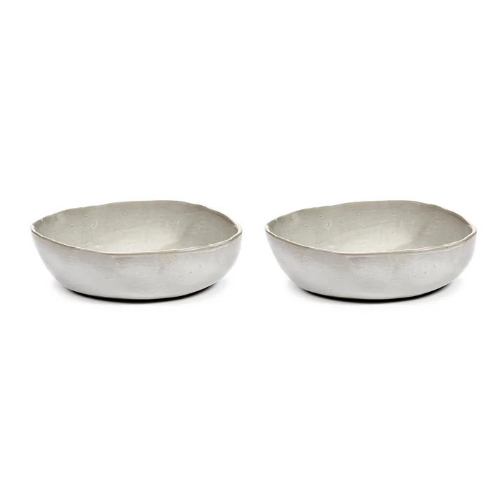 Serax - La Mère Coupe M, blanc cassé (lot de 2)