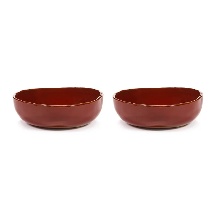 Serax - La Mère coupe M, venetian red (set de 2)