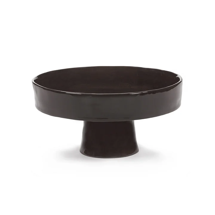 Serax - La Mère Assiette creuse avec pied L, ebony