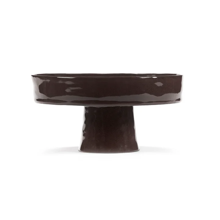 Serax - La Mère Assiette creuse avec pied L, ebony