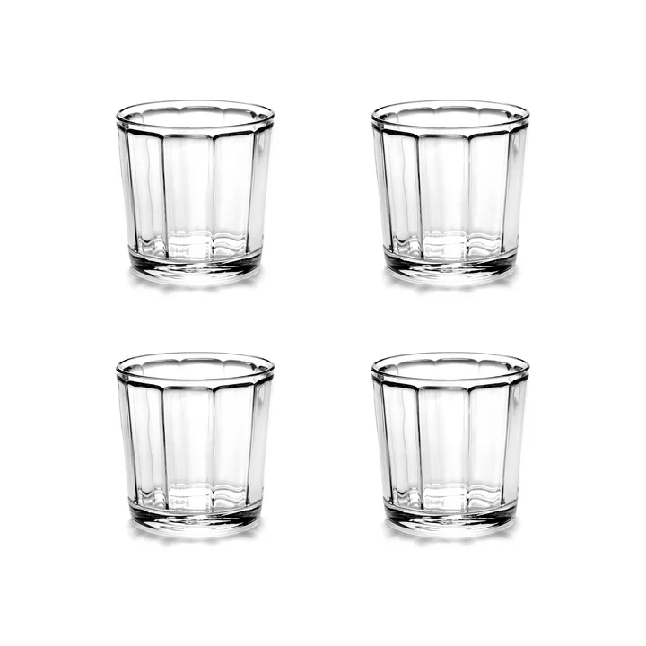 Serax - Surface Verre à eau L, transparent (set de 4)