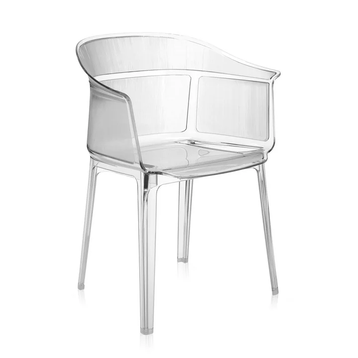 Kartell - Papyros fauteuil, transparent