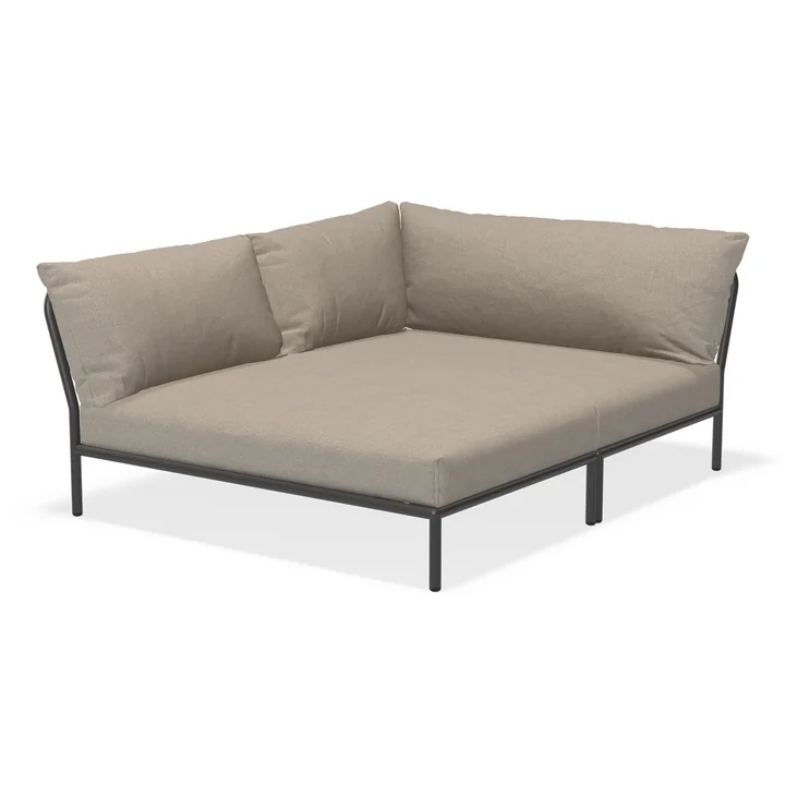 HOUE - Level 2 Cozy Sofa, gauche, dark grey / ash