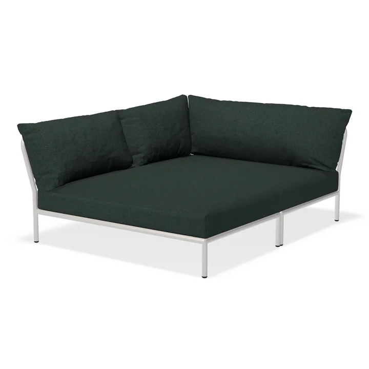 HOUE - Level 2 Cozy Sofa, à gauche, muted white / alpine
